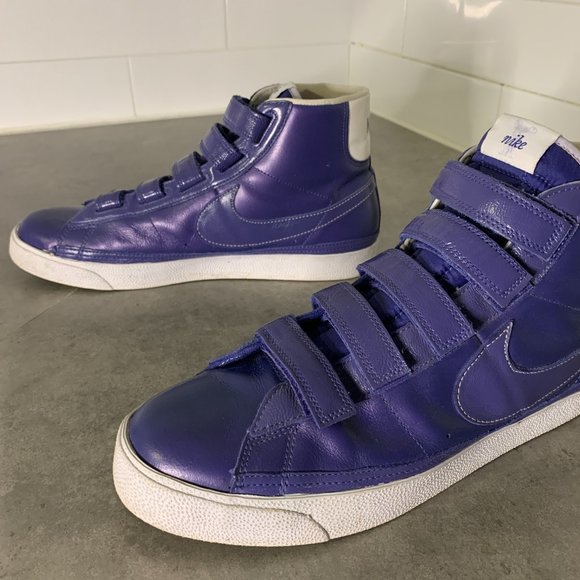 ✔︎ Nike Blazer AC High Wicked Purple Velcro - Picture 3 of 8